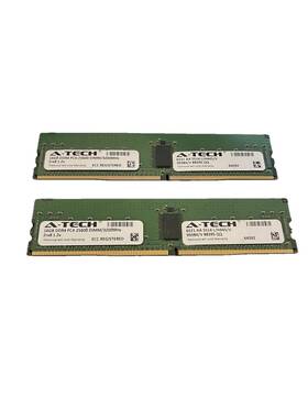 At16g2d4d3200us8n12v A-tech 32gb Kit 2x 16gb 1rx8 Pc4-25600e Ecc Udimm Ddr4 3200mhz Server Memory Ram