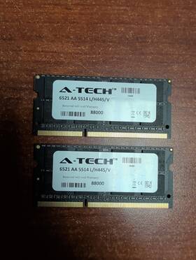 A-tech L/h445/v Eb3-sp00062 2- A-tech 8gbx2 2rx8 1.35v Ddr3 Sodimm/1600mhz 6521 Aa 5514 16 Gb