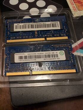 Am1l16bc4r1-b1ps Adata 2x 4gb Sodimm Ddr3l-1600s Pc3l-12800s Laptop Ram