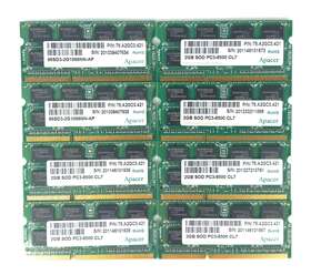 78.a2gc3.421 Apacer Lot Of 8 2gb Cl7 Pc3-1066 8500 Laptop Ram