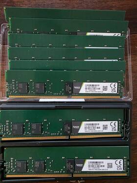 D52.27289s.001 Apacer Lot Of 8 16gb Ddr4-3200 Ecc Rdimm Server Ram