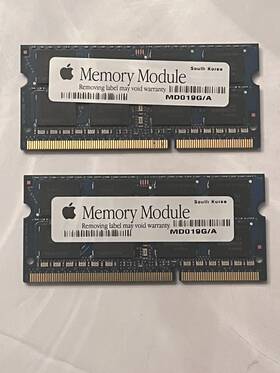 Hmt351s6bfr8c-h9 Apple Md019g/a 2x 4gb Mac 2012 8gb Ddr3 1600mhz Pc3-10600s Ram