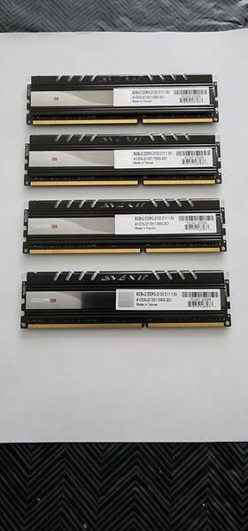 Avd3u21331108g-2ci Avexir Rare 32gb 4 X 8gb Pc3-17066 Ddr3-2133 Fast Cas 11 Blue Led