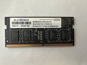 Pc4-17000s-15 Axiom 8gbs421zs3a15 Laptop Memory 8gb 2rx8 Ddr4-2133 B3-5 11