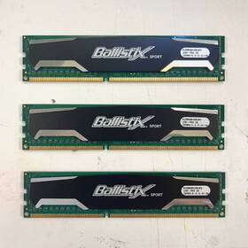 Ballistix Bl25664ba1339 Crucial Sport 3x2gb Ddr3 Memory Not Tested
