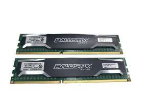 Bls2g3d1609ds1s00.8fer2 Ballistix Lot Of 2 Sport 8gb 1600mhz 1.5v With Xmp Us
