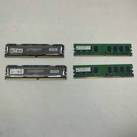 Pc2-6400u-666-13-e1 Ballistix Micron Lot Of 4 Various Desktop Ram Ddr4