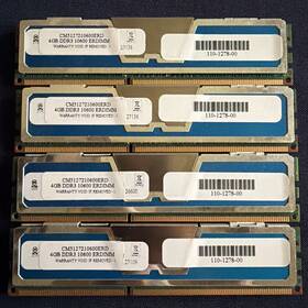 Computer Memory Solutions Cm5127210600eccreg2r4hx4 Cms 16gb 4x4gb Ddr3 10600 1333mhz Ecc Registered Dimm Ram