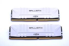 Bl8g26c16u4w.8fe Crucial Ballistix Ddr4-2666 Mhz Ram Desktop Gaming Memory Kit 16gb 8gbx2 White