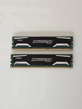 Bls4g3d1339ds1s00 Crucial Lot Of 2 Ballistix Sport 8gb 4gb Ddr3 1333mhz Ram