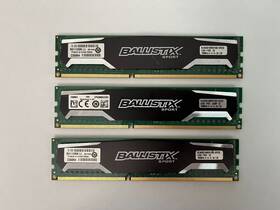 Bls4g3d1609ds1s00.16fed2 Crucial 12gb 3x4gb Ballistix Sport Ddr3 Pc3-12800u