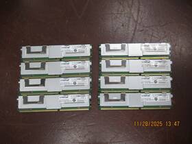 Ct102472af667.m18dc0d6 Crucial Lot Of 8 8gb 240-pin Ddr2 Memory