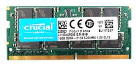 Crucial Ct16g4sfd8213.m16fb 16gb Ct16g4sfd8213.m16fb1 Ddr4-2133 Sodimm Laptop Memory
