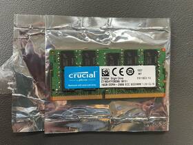 Ct16g4tfd8266.18fe1 Crucial 16gb 2666 Ecc Sodimm Nas Laptop Server Memory Ram