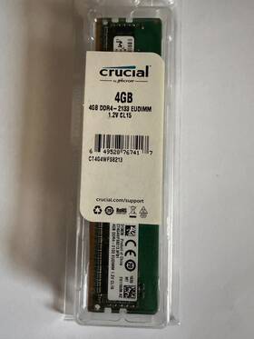 Ct4g4wfs8213 Crucial 4gb Ddr4 2666mhz Ecc Registered Memory