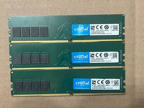 Ct8g4dfra266 Crucial Lot Of 3 24gb Kit 3x8gb Ddr4-2666 Memory Ram I2-6 10 Ct8g4dfra266 Crucial Lot Of 3 24gb Kit 3x8gb Ddr4-2666 Memory Ram I2-6 10