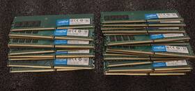 Ct8g4dfs824a.m8fe Crucial Lot Of 27 8gb Pc4-2400 Ram Used