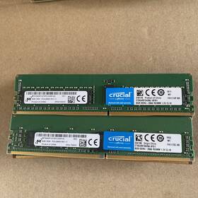 Crucial Ct8g4rfs8266.9fd1 Lot Of 8 8gb Pc4-2666v Reg Ecc Cl19 Server Dimm Ram Memory