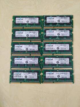 M471b1g73ebo-yko Crucial Lot Of 10 8gb Pc3l-12800s Laptop Ram Memory 1600 1.35v