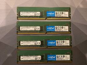 Ct4g4wfs8266.9fbi Crucial Micron 16gb 4x4gb Ddr4-2666 Ecc Registered Dimm 288-pin Server Ram