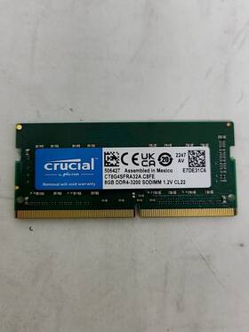 Ct8g4sfra32a.c8fe Crucial Micron Laptop Memory 8gb Ddr4 Sodimm