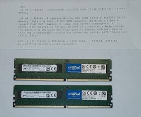 Mta18asf1g72pz-2g1a2kk Crucial 2 Sticks - 8gb Micron Server Memory
