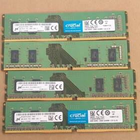 Ct4g4dfs8266.af1 Crucial Sk Hynix Micron 16gb Ddr4 Pc4-2666 Ecc Udimm Server Ram 4x4gb