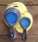 Cup-540sa Chefn Sleekstor Silicone Collapsible Measuring Cup Set Sapphire 838485004271