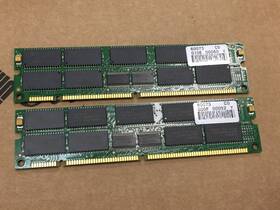 60073 Dataram Inch Lot Of 2 C0 Y 128mb Ecc Buf Edo Dimm 168-pin Test-pass