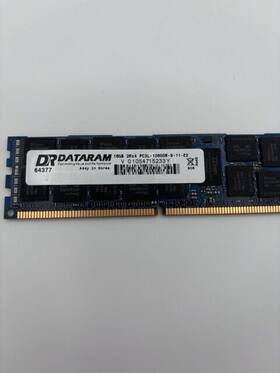 Dtm64377 Dataram 16gb Pc3l 10600 2rx4 Memory Module W60
