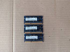 Ebj41uf8bdu0-gn-f Elpida Lot Of 3 4gb 2rx8 Pc3-12800s Laptop Ram A4-10 14