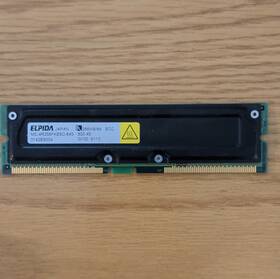 Mc-4r256fke8d-845 Elpida Rdram Ecc Rimm 256mb 184-pin 800.45mhz Memory Module