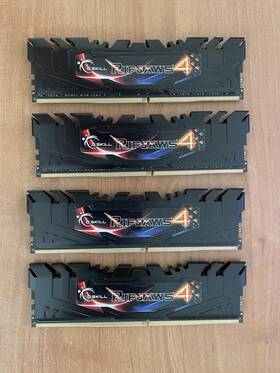 F4-2800c16q-16grk G. Skill G.skill Ripjaws Z 16gb 4x4gb Pc4-22400 Ddr4 2800 Memory P/n F4-2800c16q-16grk G. Skill G.skill Ripjaws Z 16gb 4x4gb Pc4-22400 Ddr4 2800 Memory P/n