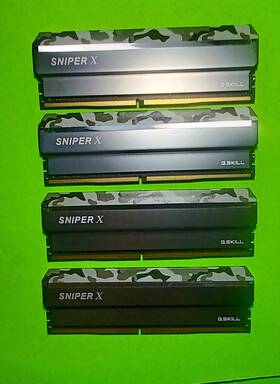 F4-3200c16q-64gbsxfb G. Skill G.skill Sniper X F4-3200c16q-64gsxfb Ddr4-3200mhz 64gb 16 4 Quad Kit