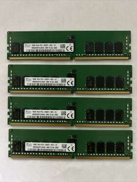 Hma82gr7cjr4n-wm Hynix Hma82gr7jjr8n-wm 64gb 4x16gb Ddr4-2933y 1rx4 Rdimm Ecc Registered Memory