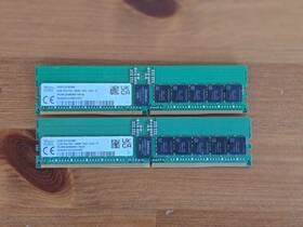 Hmcg84mebra174n Hynix Read Lot X2 32gb Ddr5 Pc5-4800 Rdimm 288 Ecc Reg Ram 1rx4