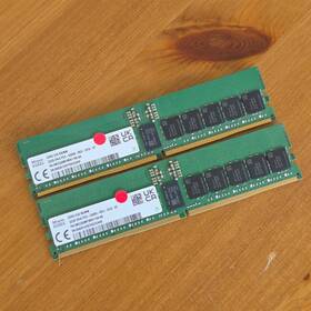 Hmcg88mfbra115n Hynix Read Lot Of 2 X 32gb Ddr5 Pc5-5200 Rdimm 288 Ecc Reg Ram