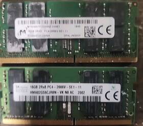 Mta16atf2g64hz-2g3e1 Hynix Lot Of 28 16gb Laptop Ram Micron And -pc4-266v
