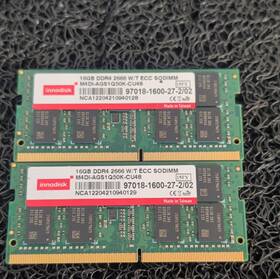 M4di-ags1q50k-cu48 Innodisk 32gb Ddr4-2666 Ddr4 Sdram Ecc Memory So-dimm 2x16gb