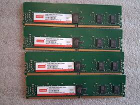 M4r0-4gssacsj Innodisk Lot Of 4 X 4gb Ddr4-2400 Reg Dimm Server Ram Modules