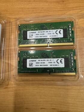 9995624-042.a00g Kingston 9995624-079.a00g 16gb 2x8gb Pc4-2666v Ddr4 Laptop Sodimm Memory