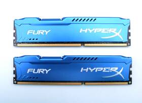 Hx318c10fk2 Kingston Hx318c10fk2/16 Hyperx Fury 16gb 2 X 8gb Ddr3 1866 Ram Kit Blue Used