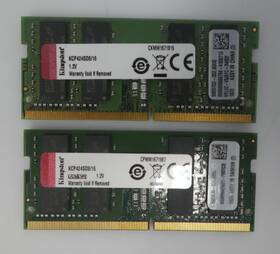 Kcp424sd8 Kingston Kcp424sd8/16 Lot Of 2 16gb Memory