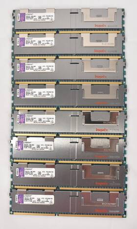 Pc3-8500ecc Kingston Ktd-p310q/16g Lot Of 8 16gb Server Ram Memory Dtd-p310q/16g