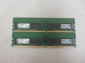 Kingston Ktd-pe421e/16g Lot Of 2 16gb Ddr4 2133mhz Server Memory Ram
