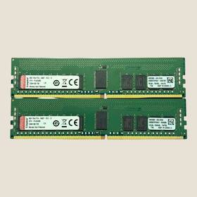 Kth-pl424 Kingston Kth-pl424/8g 16gb 2x8gb Ddr4 2400mhz 1.2v Ecc Rdimm Reg Ram Kit