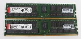Pc4-23400 Kingston Kth-pl429/64g Lot 2x 64gb 128gb 2933mhz Rdimm Server Ram
