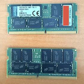 Kingston Kvr24se17d8/16 32gb 2x 16gb Ddr4-2400t Ecc Sodimm Ram 2rx8