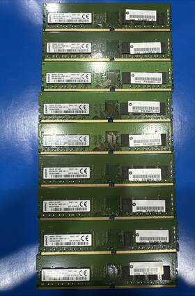 Pc4-2400r-ua1-11 Kingston 8gb 1rx8 Desktop Memory Tested/working Lot Of 9