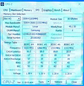 Ld4au016g-h2666u Lexar / Samsung 16gb 1rx8 Pc4-2666v-ua3 Udimm Desktop Memory